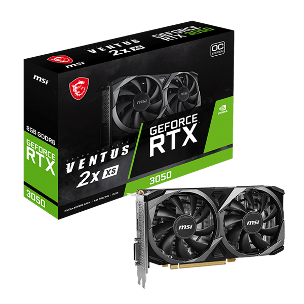 MSI GeForce RTX 3050 VENTUS 2X XS 8G OC-image